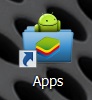 Ярлык папки приложений BlueStacks