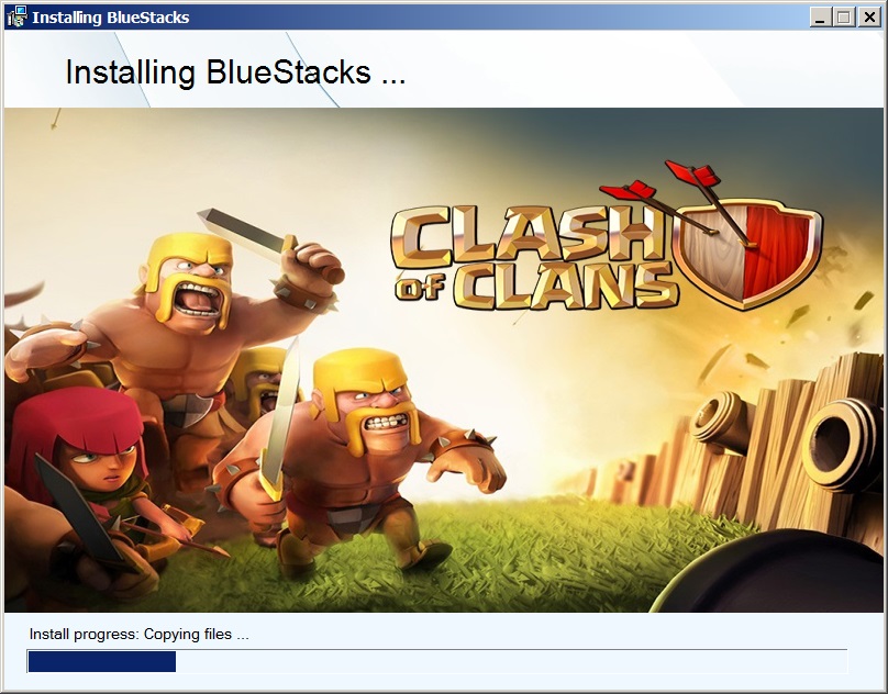 Баннеры игр при установке BlueStacks