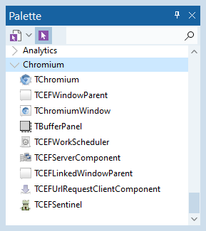 Компоненты TChromium