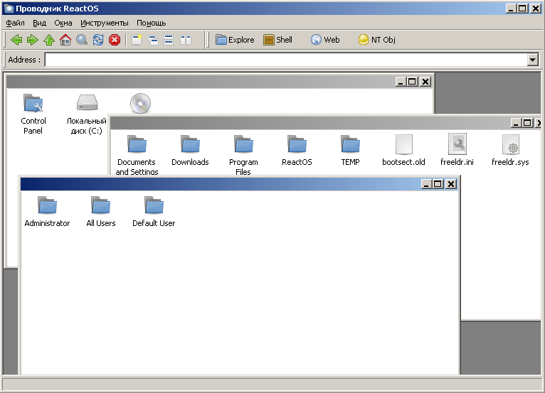 Проводник ReactOS