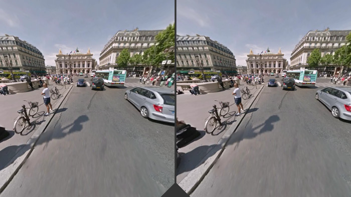 Улица Vue, где вы прокатитесь по Парижу в летний день