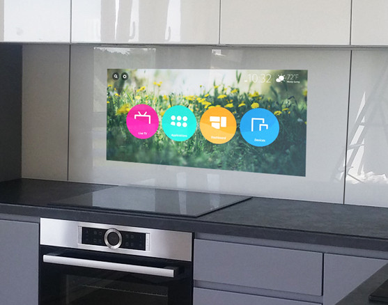 SMAT-PANEL - кухонный фартук со встроенным телевизором