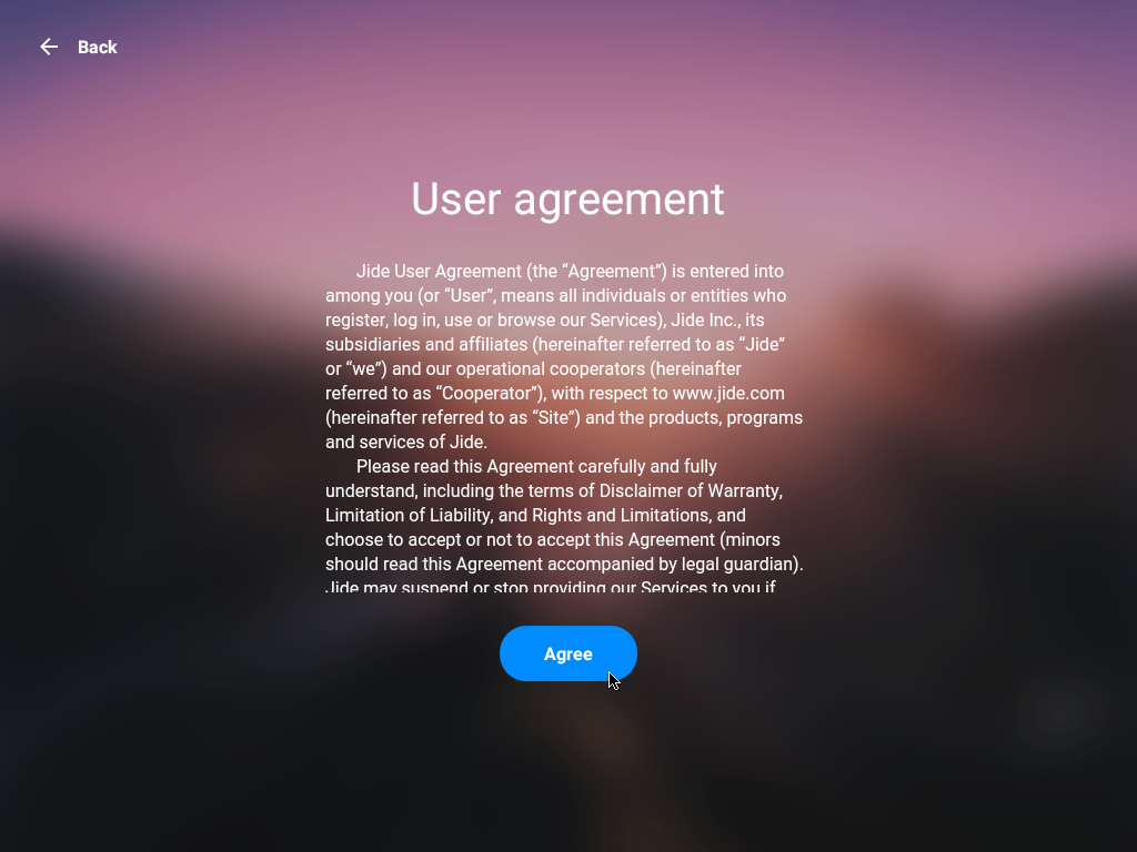 Пользовательское соглашение Remix OS