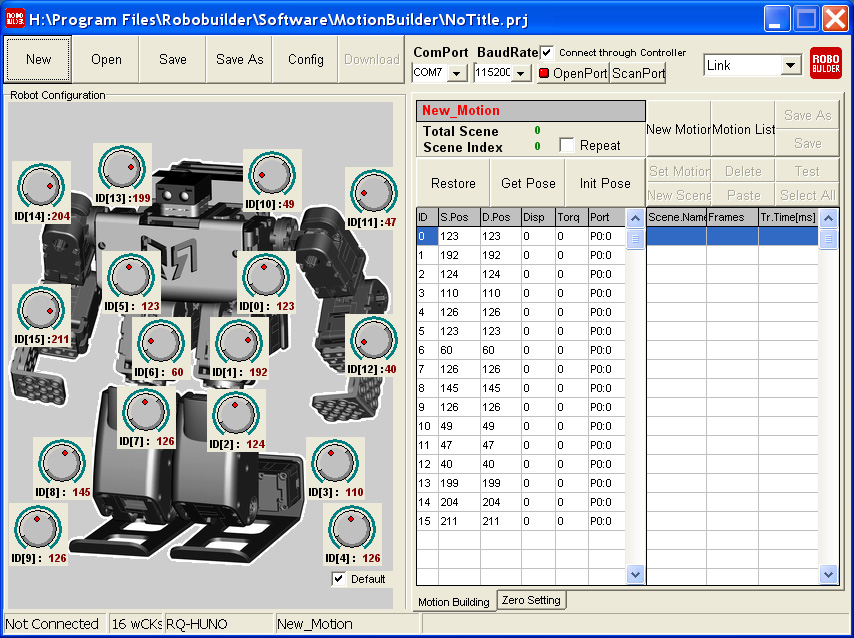 Приложение Robobuilder