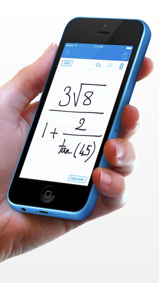 Калькулятор MyScript на iPhone