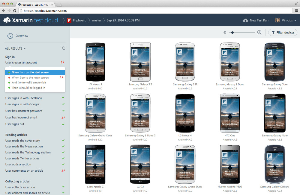 Xamarin Test Cloud